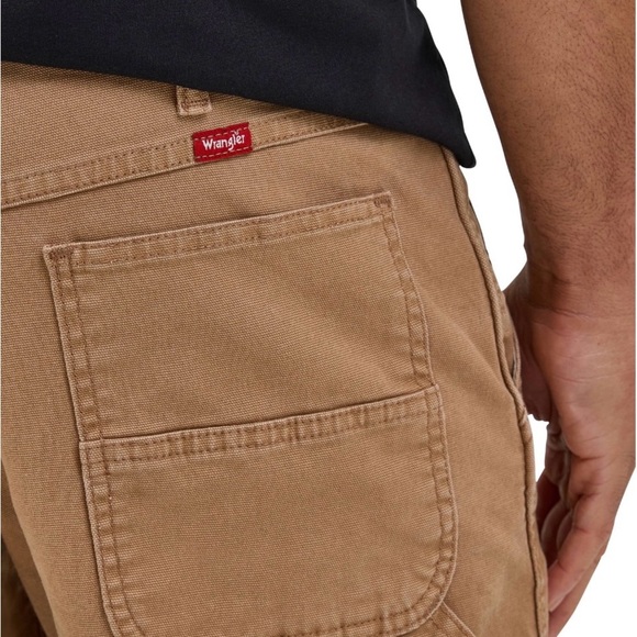 Wrangler Men's and Big Men's Relaxed Fit Carpenter Denim Short - Picture 3 of 9